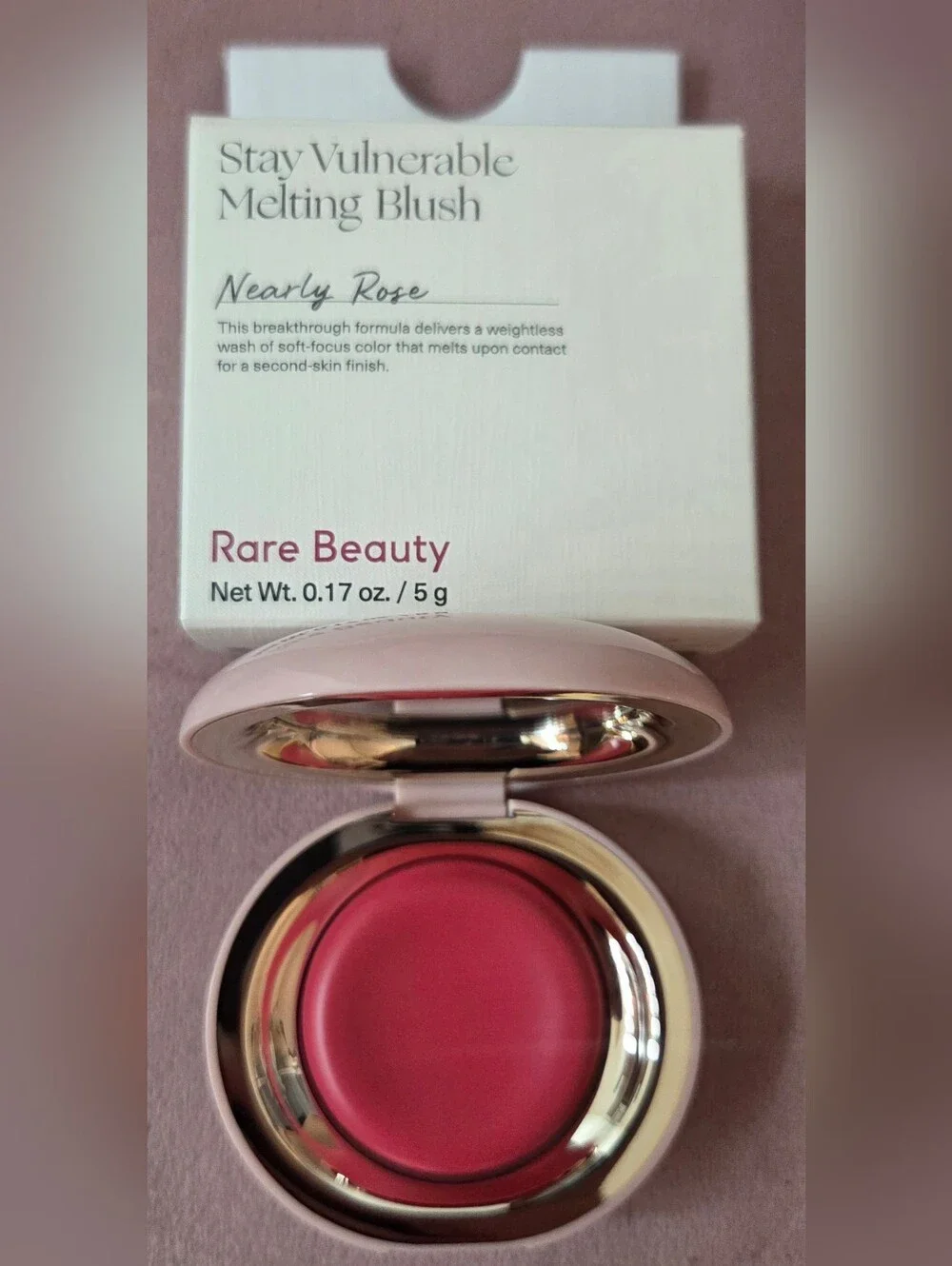 Rare Beauty Melting Blush in Nearly Rose - Soft Rose Pink